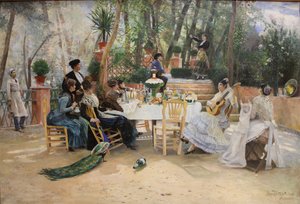 グラナダのラフェリアでのランチ 作： Hugo Birger